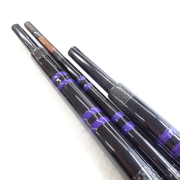 匠絆  小仕舞竿掛 別作段巻三本 Ｙパープル